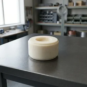 Brûleur d'encens rond en céramique, design minimaliste pour table, durable, décoration de salle de bain, toutes saisons - Product Image 3