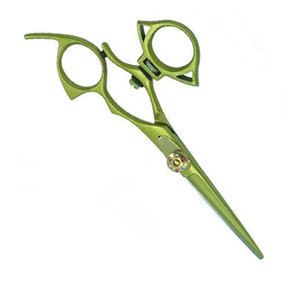 Ciseaux de barbier en titane arc-en-ciel de haute qualité, ciseaux de coiffure professionnels pour usage en salon, fabriqués au Pakistan - Product Image 4