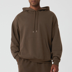 Sudadera con Capucha para Hombre, Corte Regular, Hombros Caídos, Mangas Largas, Puños Acanalados y Frente Liso, 100% Algodón, Invierno - Product Image 4