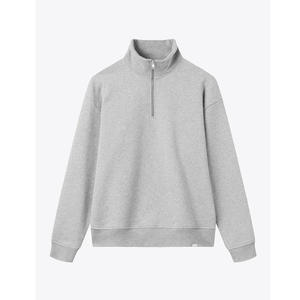 Sudaderas con capucha de alta calidad, 450 g/m², 100 % algodón, con cierre de cremallera, corte holgado, cuello alto, ecológicas, para hombre - Product Image 2