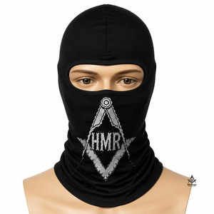 Balaclava y Mascarilla de Forro Polar con Estampado Personalizado para Uso Exterior, Estilo Masónico Griego, para Hermandades y Fraternidades - Product Image 5