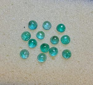 Esmeralda Zambiana Natural, Cabujón Redondo, Color Verde, Piedras Sueltas para Joyería, Anillos, Colgantes, Alta Calidad - Product Image 2