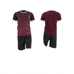 Custom Sublimated Soccer Uniform Kit Unisex <b>Short</b> Sleeve Jersey <b>Shorts</b> <b>Socks</b> Set Moisture Wicking Breathable All Seasons 100% - Product Image 6