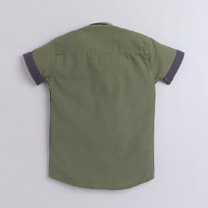 Chemise à manches courtes Polka Tots à imprimé crocodile - Vert - Product Image 1