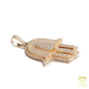Collar de Lujo con Colgante de Mano, Estilo Hip Hop Premium - Product Image 4