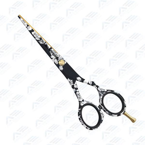 Ciseaux de barbier professionnels Apto Enterprises AE-9683 en acier inoxydable japonais 440c - Design personnalisé écologique pour usage en salon - Product Image 6