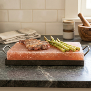 Venta al por Mayor de Ladrillos de Sal del Himalaya Refinada Hechos a Mano, de Primera Calidad, para Servir Alimentos, con Diseño Tallado y Empaque en Caja - Product Image 6