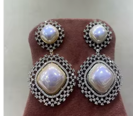 Lujosos pendientes elegantes para mujer, pendientes elegantes para fiesta, accesorios de moda con piedra de circón para regalos - Product Image 2