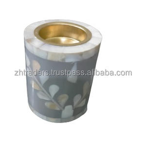 Incrustation de nacre Artisan Mabkhara Set Brûleur Bakhoor Islamique fait main pour l'arôme traditionnel Oud et l'ambiance festive du Ramadan - Product Image 6