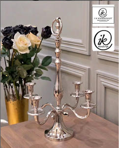Chandelier moderne à 5 bras en métal Premium Fresh Arrival Design élégant Bougeoirs en or 2-en-1 suspendus décor de table en vrac - Product Image 3