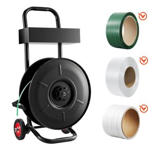 Carrello Dispenser per Nastri di Imballaggio Resistenti, Dimensione Nucleo 8 Pollici, per Bobine in PET/PP/Poliestere, Ideale per Applicazioni di Imballaggio - Product Image 1