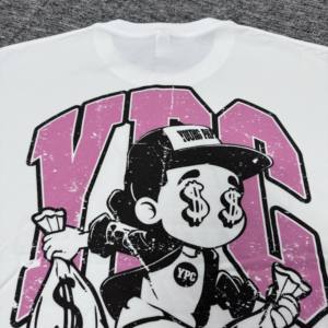 T-shirt Homme Young Paper Chasers YPC Street Style à Manches Courtes 100% Coton Jersey Col Rond Coupe Oversize Imprimé Lettres - Product Image 2