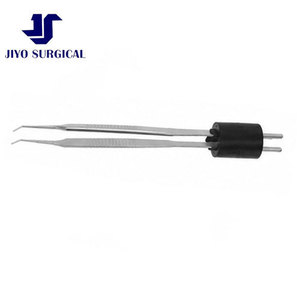 คีมจับสองขั้วแบบมัคเฟอร์สัน JIYO SURGICAL ขนาด 3.75 นิ้ว ปลายแหลมแบบโค้งงอ ทำจากสแตนเลส ด้ามจับแบบแบน สำหรับใช้ในงานจักษุ - Product Image 5