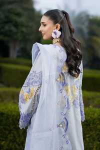 Nouveautés : Ensembles Shalwar Kameez Prêts-à-Porter, Tenues Décontractées et de Soirée, Nouveaux Modèles, Robes d'Été Brodées, Salwar Kameez Dupatta pour Femmes - Product Image 4