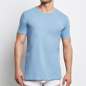 Custom Blank Fitted <b>Polyester</b> <b>Shirt</b> Quick Dry Crewneck Running Fitness <b>T</b>-<b>shirt</b> Workout Athletic Gym Sport <b>Mens</b> <b>T</b> <b>Shirt</b> - Product Image 3
