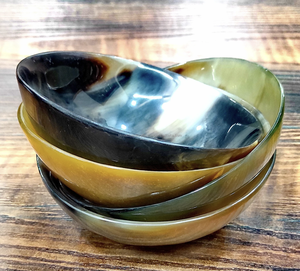 Bol à salade en corne de buffle, nouveau design, finition artisanale, provenant d'Inde - Product Image 2
