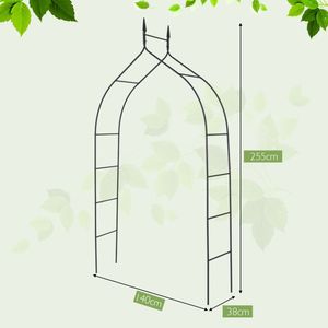 Arco Gotico in Acciaio di Alta Qualità, 8 Piedi e 4 Pollici, Stile Gotico per Pergola, Gazebo o Padiglione - Product Image 4