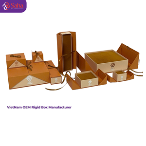 Bio-degradable Materials Embossing Matt Lamination Gift Customizable Handmade Gold Foil Stamping Recyclable Kraft <b>Paper</b> Boxes - Product Image 6