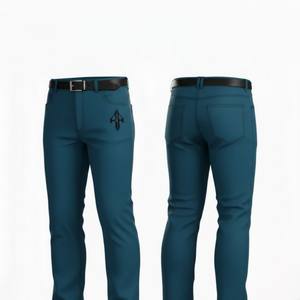 Nuevos Jeans de Hombre de Alta Calidad, 100% Algodón, Corte Recto Medio, Ligeros, Transpirables, Casuales, Lavados, Personalizados, Verano, Color Sólido - Product Image 6
