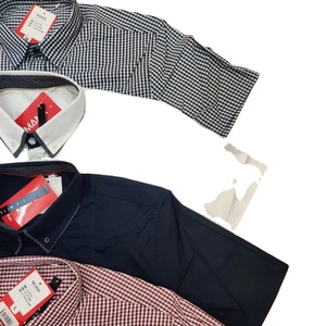 เสื้อเชิ้ตแขนสั้นผู้ชาย ผ้าซาตินคอตตอน 100% ลายเรียบ สวมใส่สบาย ระบายอากาศได้ดี ไม่เป็นขุย ปกพับได้ ผลิตอย่างยั่งยืนเพื่อความสมบูรณ์แบบ - Product Image 5