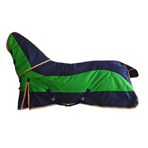 Couverture d'hiver pour cheval de haute qualité, couverture pour cheval avec couvre-cou amovible, couverture imperméable, doublure matelassée - Product Image 2