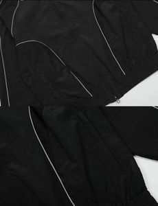 Manufacture High Quality Oversized <b>Track</b> Suit Nylon 2 Piece Jogging Sets Reflective Windbreaker <b>Jacket</b> Sports Tracksuit <b>for</b> <b>Men</b> - Product Image 3