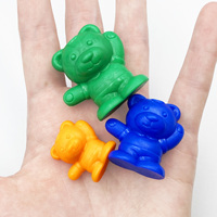 96 Piezas de Ositos de Plástico de 4g/8g/12g con Caja de Almacenamiento, Juguetes Matemáticos PLOMA para Niños Pequeños, para Aprender a Manipular y Crear Patrones