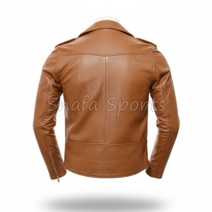 High Quality Classic Biker Leather Jacket for Men High Quality Fashion Design Wear Best Jackets For Sale - Product Image 2