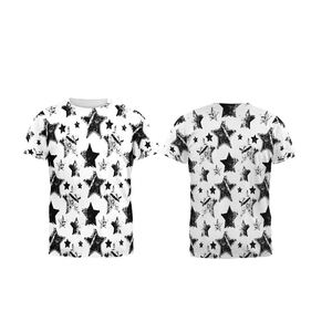 เสื้อยืดคอเต่าแขนสั้นทรงปกติสำหรับผู้ชาย พิมพ์ลายดิจิตอลโลโก้ด้านหน้า ผ้าโพลีเอสเตอร์/คอตตอน ระบายอากาศได้ดี สั่งทำได้ - Product Image 5