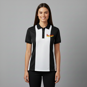 Oem Service High Quality Ladies Short Sleeve Polo <b>Shirts</b> 2 tone Breathable Quick Dry streetwear Golf Polo <b>Shirts</b> for Women's - Product Image 1