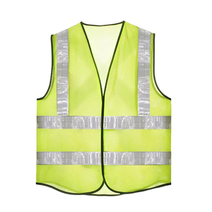 Gilet de sécurité réfléchissant haute visibilité avec poches, classe 1 ANSI, imperméable, pour vêtements de travail de construction - Options de logo, taille et couleur personnalisées - Product Image 1