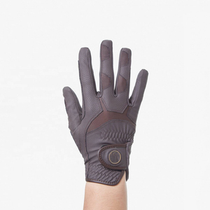 Custom Leather Winter Horse Riding Gloves-Waterproof Adjustable Wrist <b>Strap</b> Custom Colors/Logos OEM Service for Adult Equestrian - Product Image 1