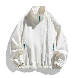 Veste zippée pour homme à impression intégrale personnalisée, coupe ample, légère, décontractée, streetwear, confortable, coupe-vent avec poche - Product Image 5