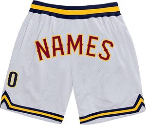 Shorts de basketball d'été pour hommes 2026, motif uni, maille respirante, grandes tailles, logo brodé personnalisable, impression par sublimation - Product Image 4
