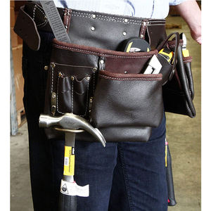 Heavy Duty Multi-Purpose Oxford Zipper Storage Electrician Tool Bag With Plastic Bottom - Product Image 2