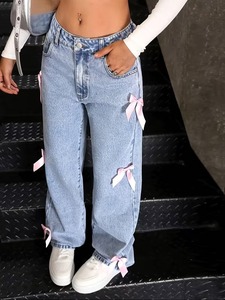 Prêt à expédier – Nouveaux pantalons en jean décontractés pour femmes, coupe capri, pour l'été – Dropshipping - Product Image 3
