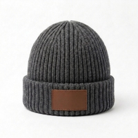 Gorro de Punto Personalizado OEM, Gorro de Invierno Premium con Borde, Suave, 100% Acrílico, Cálido, Informal, para Viajes al Aire Libre, Unisex, Bordado 3D