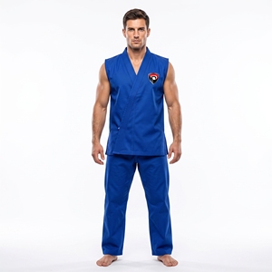 Uniforme de Taekwondo Dumela Color Azul, Ropa Duradera para Artes Marciales y Entrenamiento - Product Image 3