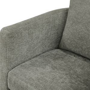 Fauteuil pivotant confortable Sutton Grey Swivel Barrel Chaise Lounge - Product Image 2