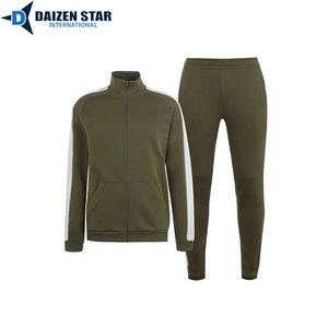 Windproof Eco-Friendly 100% Polyester Streetwear Solid Spring Tracksuit Hooded Collar Drawstring Closure Full-Length Side - Product Image 4