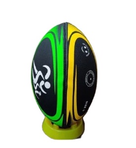 Popular High-Air Retention Rugby Practice Ball Size 3 4 5 Durable Hand Sewn Rubber Super <b>Grip</b> for Sports Training <b>Clubs</b> Schools - Product Image 3
