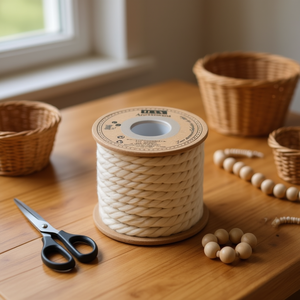 Corda di cotone Iln 6 mm x 5,5 m per artigianato e decorazioni - Product Image 2