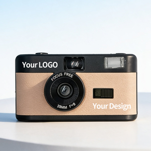 Appareil photo argentique 35 mm réutilisable personnalisé, objectif à focale fixe automatique 28 mm, piles AA, cadeau promotionnel - Product Image 1