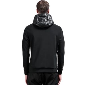 <b>Men's</b> Casual Technical Quilted Hybrid <b>Jacket</b> Funnel Neck Warm Padded Coat <b>Lightweight</b> Outdoor Winter Windproof Fashion <b>Jacket</b> - Product Image 2