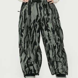 Custom Logo Cargo Baggy Snow <b>Ski</b> Pants Oversized Waterproof Windproof Plus Size Loose Fit High Quality Snowboard Wear For Men - Product Image 5