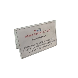 Cadeau promotionnel d'affaires propre de titulaire de carte de nom élégant du fabricant de Shenzhen - Product Image 1