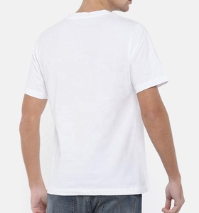 Camisetas de algodón lisas al por mayor con logotipo OEM, cuello redondo, para hombre, alta calidad, 100% algodón, impresión personalizada, camisetas personalizadas de buena calidad. - Product Image 3