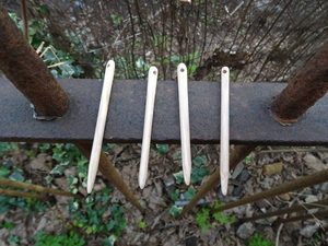 เข็มเย็บกระดูกควายสำหรับชุดงานฝีมือหนัง งานฝีมือธรรมชาติ - Product Image 5