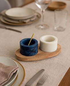 Tabletop accessory marble gourmet decor high end kitchen styling luxury marble canister contemporary marble <b>spice</b> <b>jar</b> marble - Product Image 5