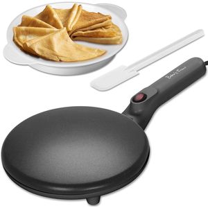 Macchina per Crepes Portatile con Spegnimento Automatico, Piastra Antiaderente e Controllo Automatico della Temperatura per Crepes e Pancake - Product Image 1